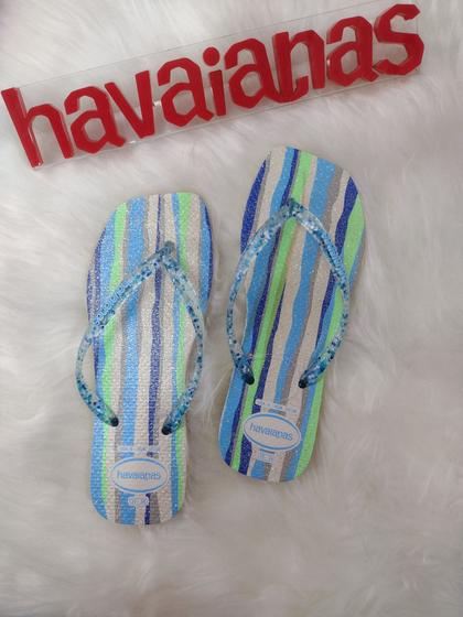 Imagem de Chinelo Havaianas Slim Square Folia