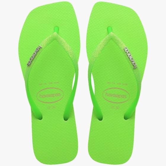 Imagem de Chinelo Havaianas Slim Square Glitter Neon FC