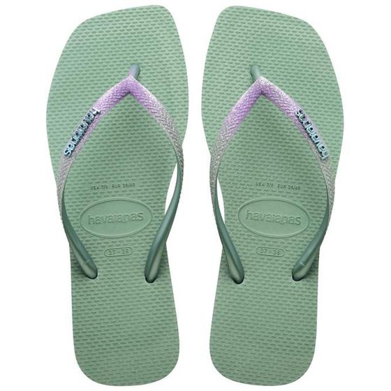 Imagem de Chinelo Havaianas Slim Square Glitter Quadrada Com Brilho