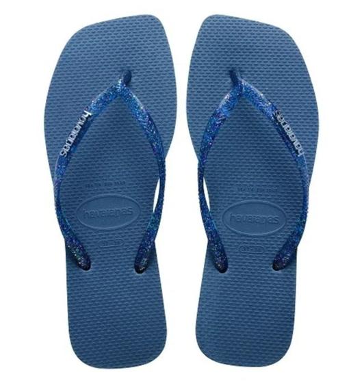 Imagem de Chinelo havaianas slim square logo metalic produto original