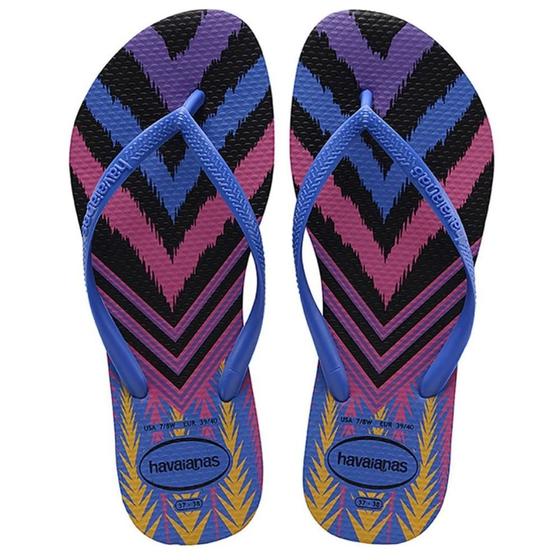 Imagem de Chinelo Havaianas Slim Tribal Azul Estrela