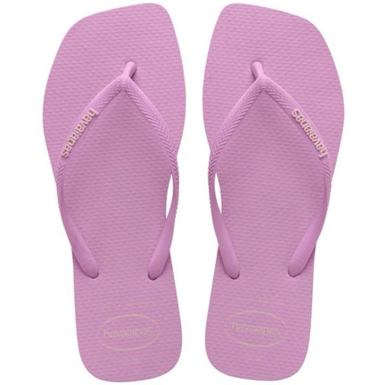 Imagem de Chinelo Havaianas Square Logo Pop Up Bico Quadrado