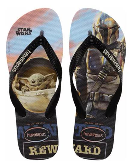 Imagem de Chinelo Havaianas Top Baby Yoda Fc - Bege Palha (sandália)