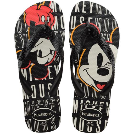 Imagem de Chinelo Havaianas Top Disney Preto