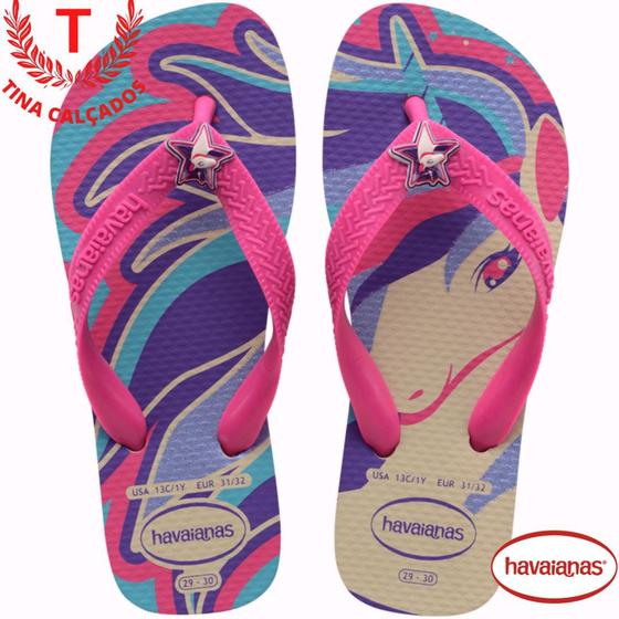 Imagem de Chinelo Havaianas Top Infantil Fantasy -  Feminina