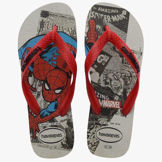 Imagem de Chinelo Havaianas Top Marvel Classic Geek Vingadores Masculino