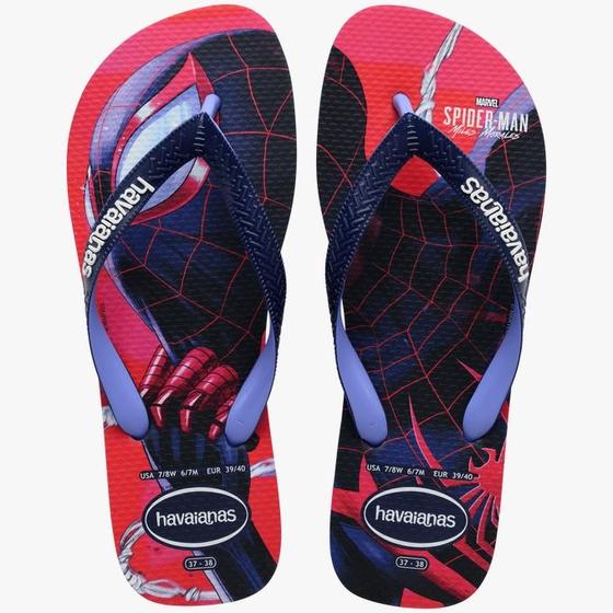 Imagem de Chinelo Havaianas Top Marvel Homem-Aranha Original *NF*