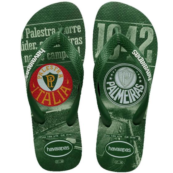 Imagem de Chinelo Havaianas Top Times Palmeiras Unissex Verde