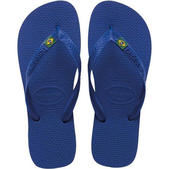 Imagem de Chinelo Havaianas Unissex Brasil 37/8 Azul Naval