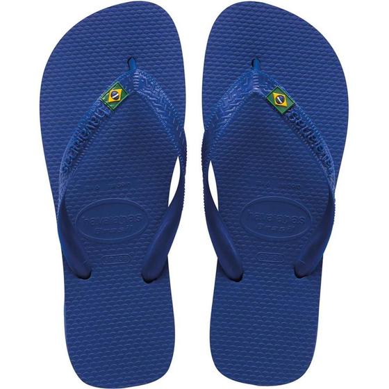 Imagem de Chinelo Havaianas Unissex Brasil 43/44  Azul Naval