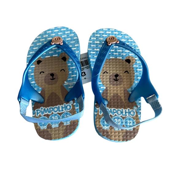 Imagem de chinelo infantil com elástico para menino pimpolho