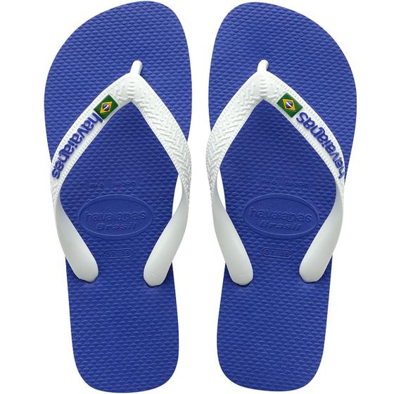 Imagem de Chinelo Infantil Havaianas Brasil Logo Azul - 4110