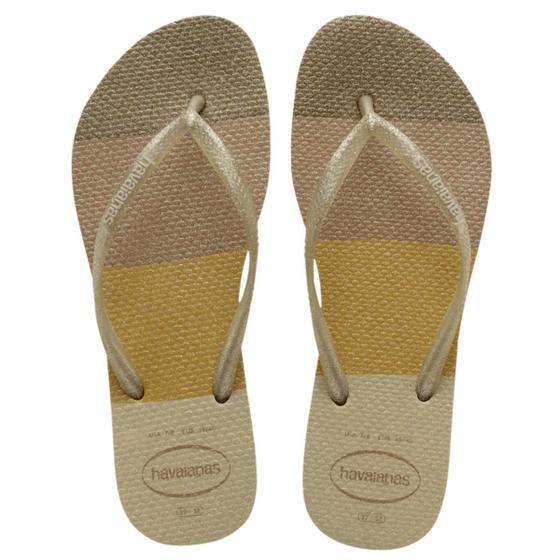 Chinelo Infantil Havaianas Palette Slim Glow Glitter Menor preço em Chinelo Infantil Havaianas Palette Slim Glow Glitter