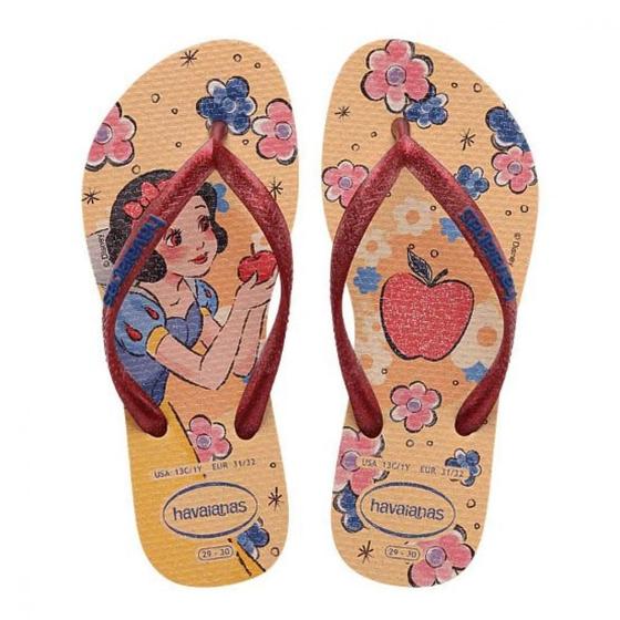 Imagem de Chinelo Infantil Havaianas Princess Amarelo