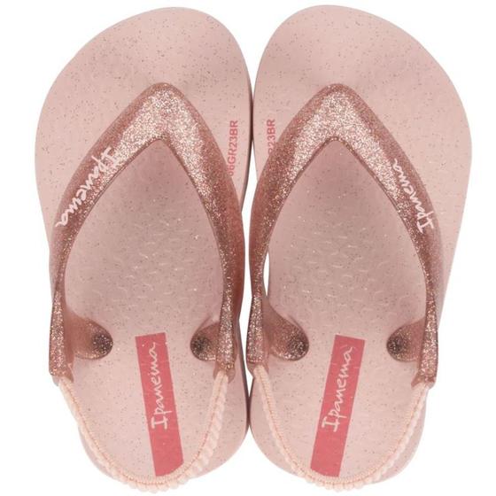 Imagem de Chinelo Infantil Ipanema Glitter Baby Rosa Claro/Glitter