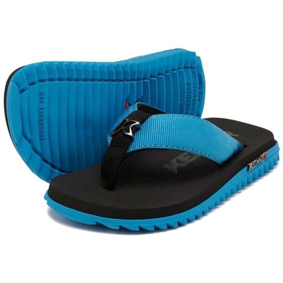 Imagem de Chinelo Infantil Kenner Kivah Kids TKS - Preto e Azul