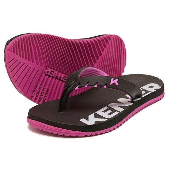 Imagem de Chinelo Infantil Kenner Red Kids - Preto e Rosa