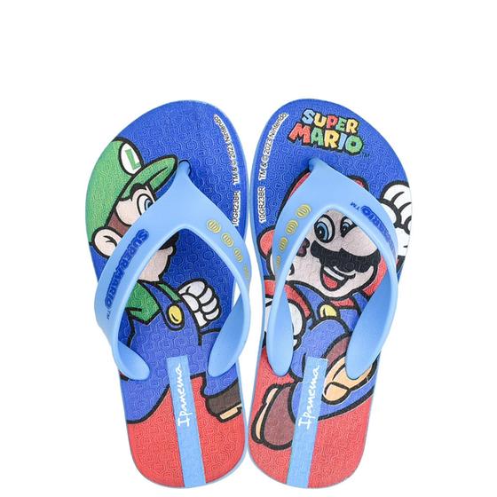 Imagem de Chinelo Infantil Masculino Ipanema Super Mário Confortável Lançamento