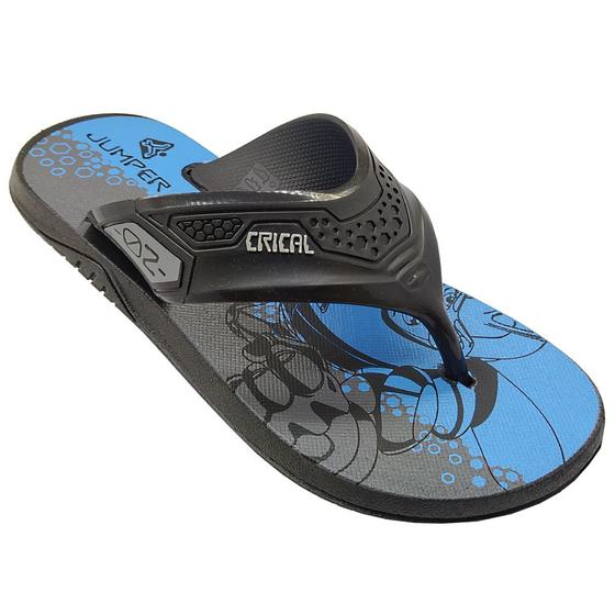 Imagem de Chinelo Infantil Masculino Menino Juvenil Danper Azul