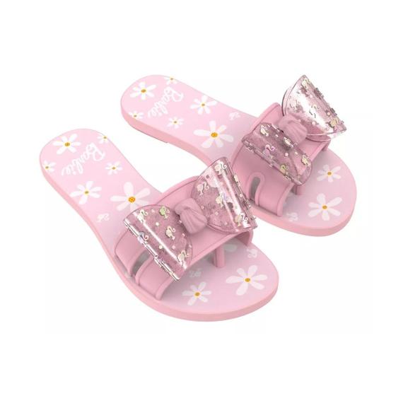 Imagem de Chinelo Infantil Menina Barbie Pink Fun Laço Grendene  22962