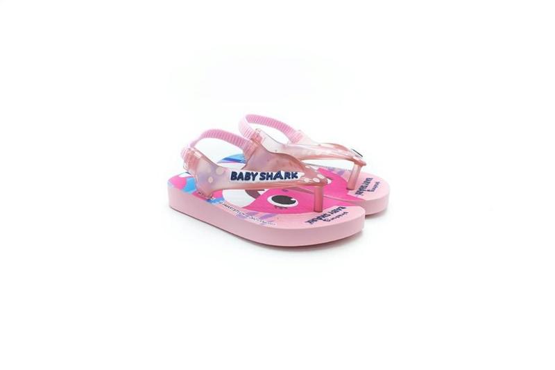 Imagem de Chinelo Infantil Menina Ipanema Baby Shark - Rosa