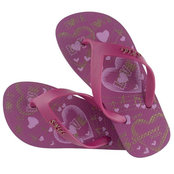 Imagem de Chinelo Infantil Menina Love Bit Summer Pink - 004.18