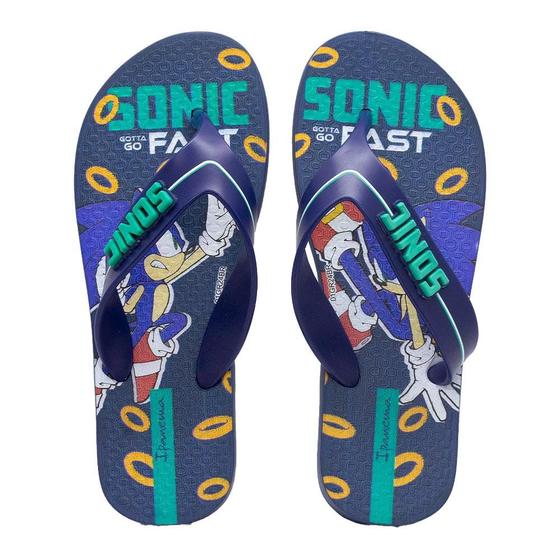 Imagem de Chinelo Infantil Menino Ipanema Sonic 26958 Azul