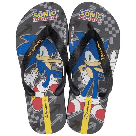 Imagem de Chinelo Infantil Menino Ipanema Sonic Race Inf Dedo 27170