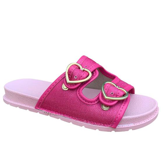 Imagem de Chinelo Infantil Slide Feminino Molekinha Glitter 2341.105.24341