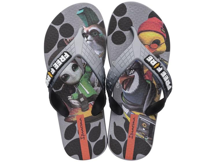 Imagem de Chinelo ipanema free fire infantil menino cinza 26966