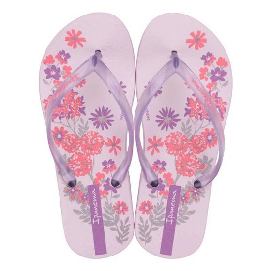 Imagem de Chinelo Ipanema Oasis Infantil Casual De Dedo Flores 27264