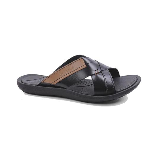 Imagem de Chinelo Itapuã Masculino Sandália Couro Slide 341 Preto