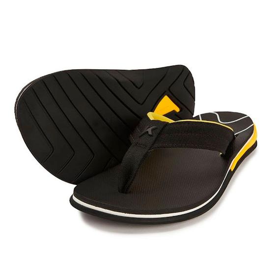 Imagem de Chinelo Kenner Action Gel - Preto e Amarelo