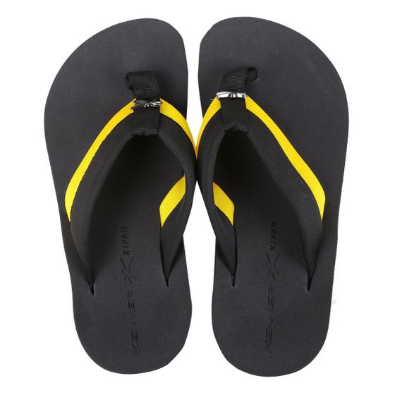 Imagem de Chinelo Kenner Kivah Cover Highlight Masculino - Preto e Amarelo