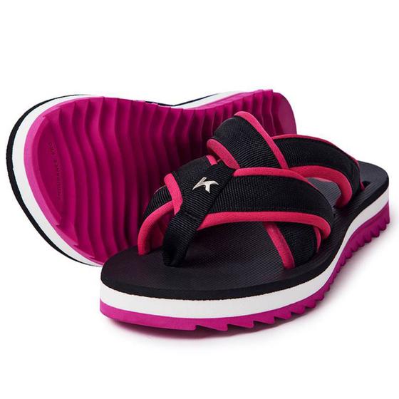 Imagem de Chinelo Kenner Kyra Spider Pro Feminino - Preto e Pink