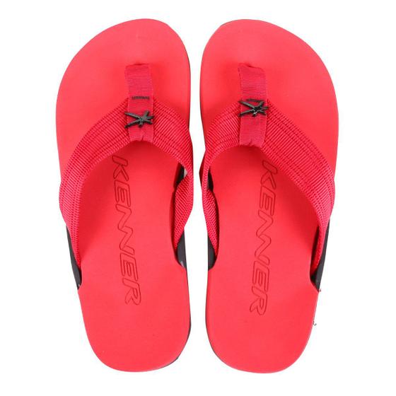 Chinelo Kenner Nk6 Black Color Masculino - Vermelho e Preto Menor preço em Chinelo Kenner Nk6 Black Color Masculino - Vermelho e Preto