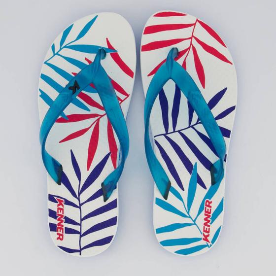 Imagem de Chinelo Kenner Summer Leaves Azul