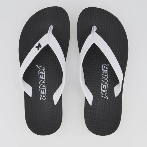 Imagem de Chinelo Kenner Summer Preto e Branco