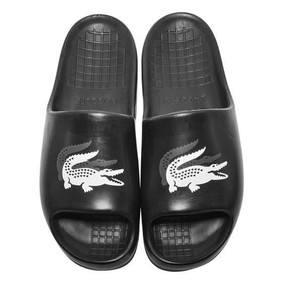 Chinelo Lacoste Serve Slide Masculino Menor preço em Chinelo Lacoste Serve Slide Masculino