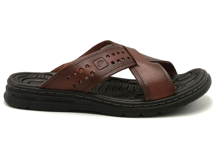 Imagem de Chinelo Masculino Couro Pegada 134201