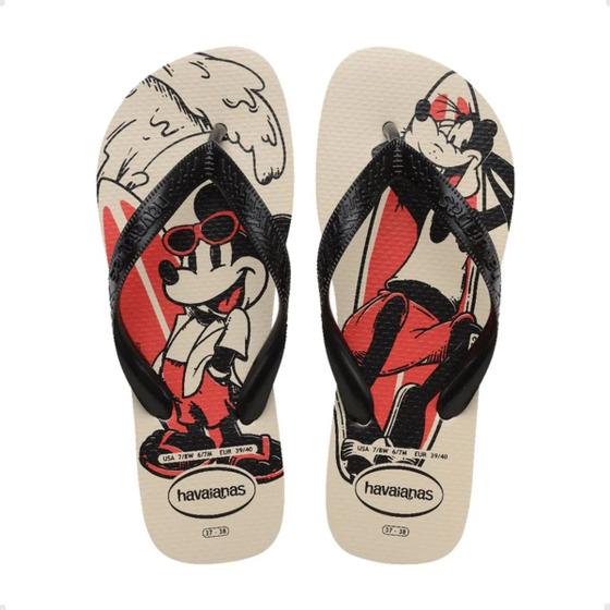 Imagem de Chinelo Masculino Dedo Havaianas Top Disney Bege