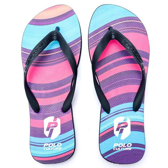 Imagem de Chinelo Masculino Estampado Borracha Flexível Leve Dia a Dia