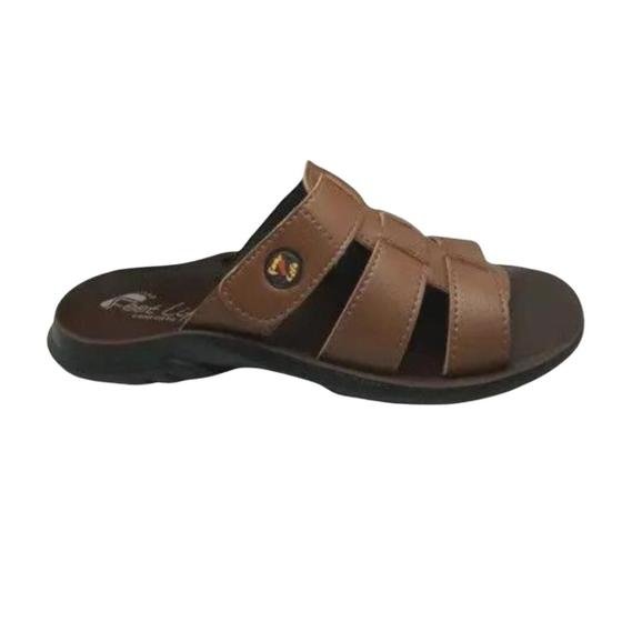 Imagem de Chinelo masculino feet life slide anatômico ortopédico lm100