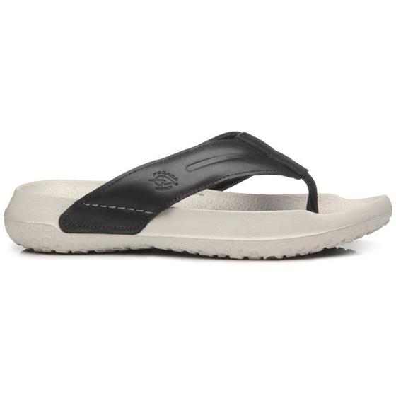 Imagem de Chinelo Masculino Float Preto Branco Pegada 133451-02