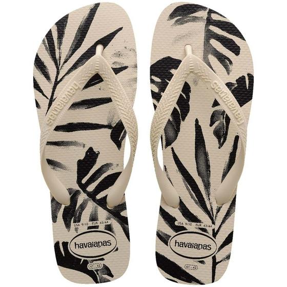 Imagem de Chinelo Masculino Havaianas Aloha Bege Palha - 4111355