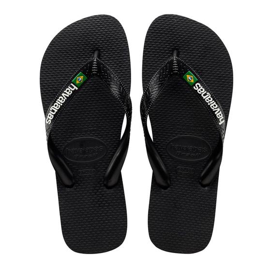 Imagem de Chinelo Masculino Havaianas Brasil Preto/branco