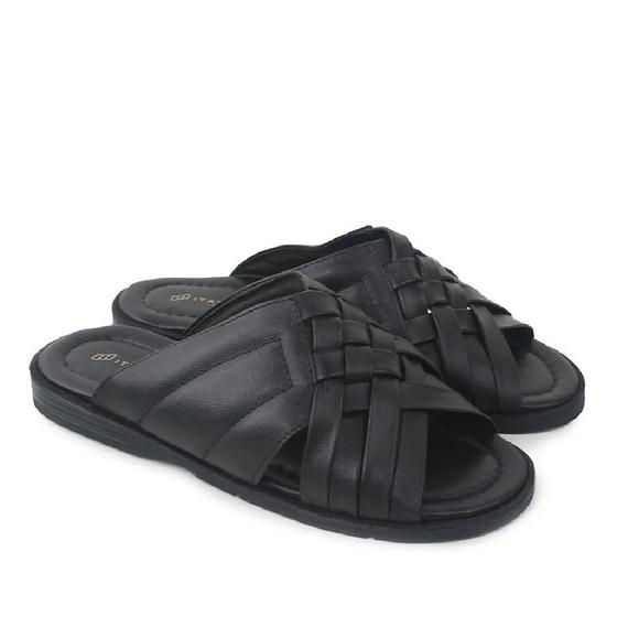 Imagem de Chinelo Masculino Italianinho Couro Napa 120340101