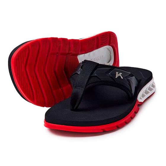 Imagem de Chinelo Masculino Kenner Rakka Ultra Full Force - Vermelho/Branco/Preto