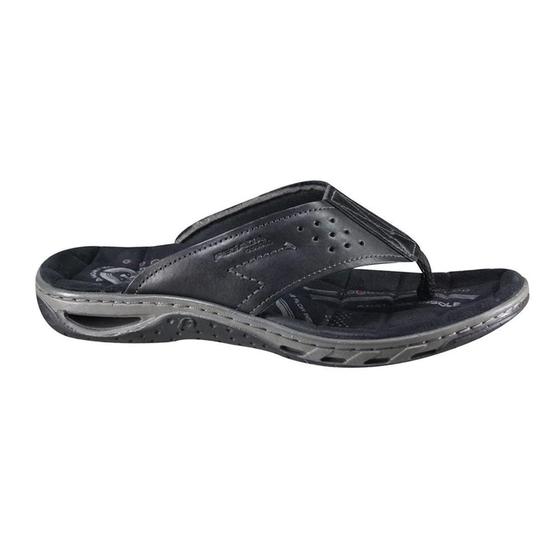 Imagem de Chinelo Masculino Pegada Couro Alto Conforto Amortech 131663