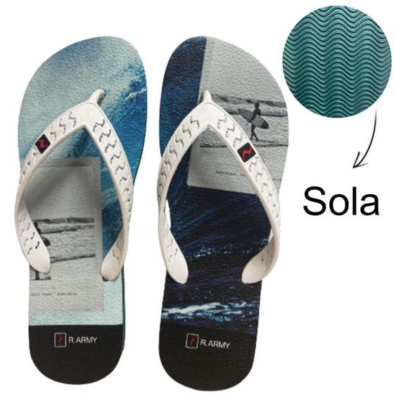 Imagem de Chinelo Masculino R.army Surf 43/44